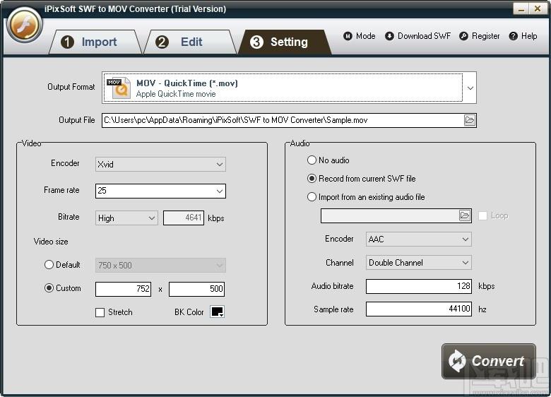 iPixSoft SWF to MOV Converter下载,SWF转MOV,视频转换,格式转换