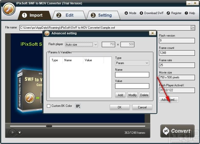 iPixSoft SWF to MOV Converter下载,SWF转MOV,视频转换,格式转换